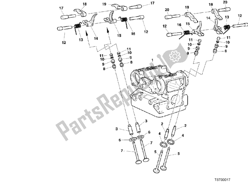Tutte le parti per il 013 - Albero A Camme del Ducati Superbike 748 S 2000